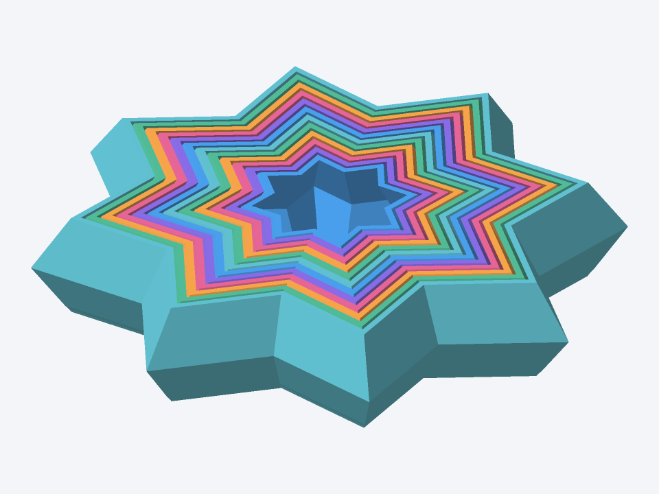 Eight-point star
